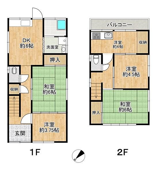 間取りを拡大表示