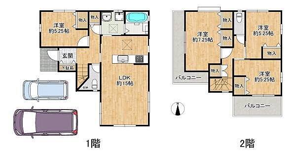 間取りを拡大表示