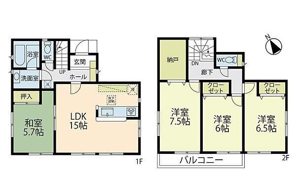 間取りを拡大表示