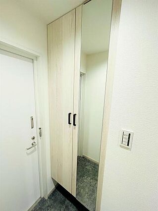 ミラー付きの収...