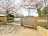 周辺：萩園中学校まで506m