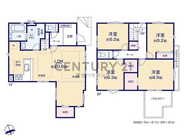 間取りを拡大表示