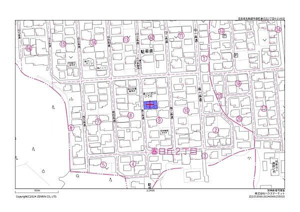 地図を拡大表示
