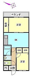 間取図画像 2DK