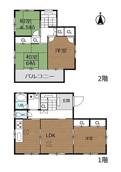 間取りを拡大表示