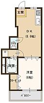 イワタハイツ　野洲市北野1丁目  ｜ 滋賀県野洲市北野１丁目（賃貸マンション1DK・2階・32.40㎡） その2