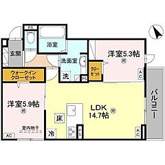 物件の間取り
