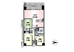 間取図画像 3LDK
