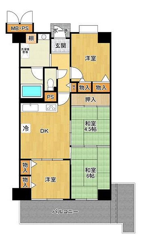 4DK 間取り