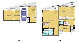 コンフォールヒルズ衣笠金閣寺道 4SLDKの間取図画像