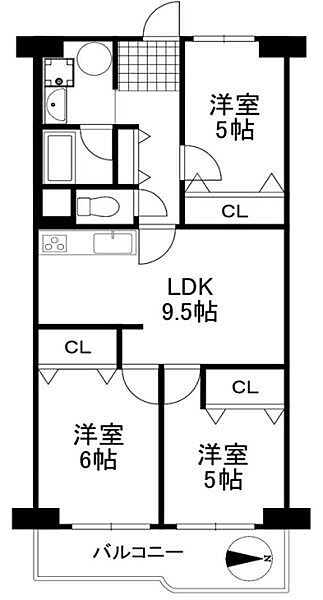 間取りを拡大表示