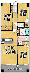 サーパス此花ネオスタイル 3LDKの間取図画像