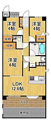 ライオンズマンション此花 3LDKの間取図画像