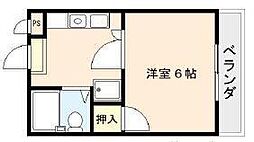メゾン・ド・ムラジ3 1Kの間取図画像