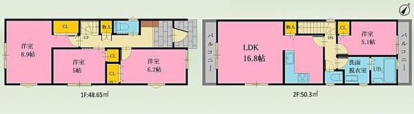 間取りを拡大表示