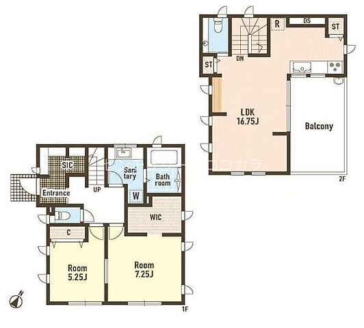 間取り 八王子市千人町4丁目