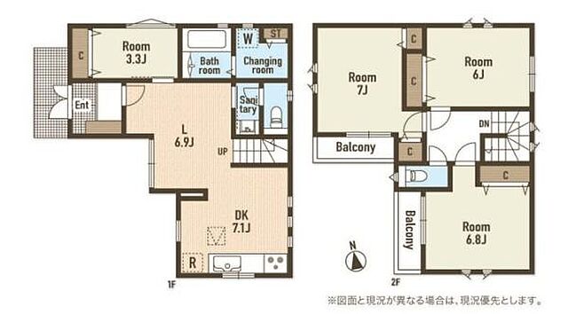 間取り 八王子市上野町