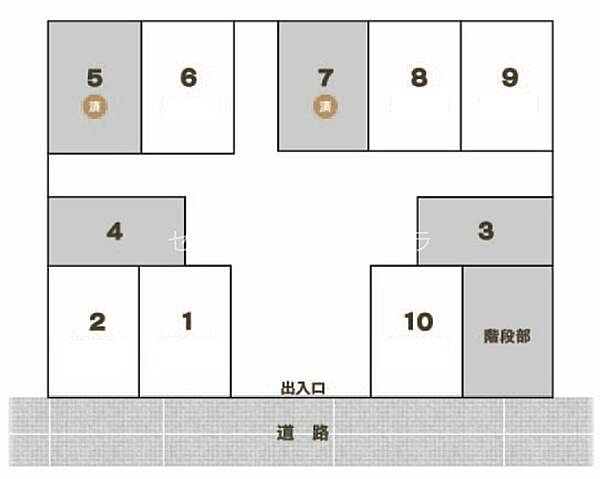 駐車場を拡大表示