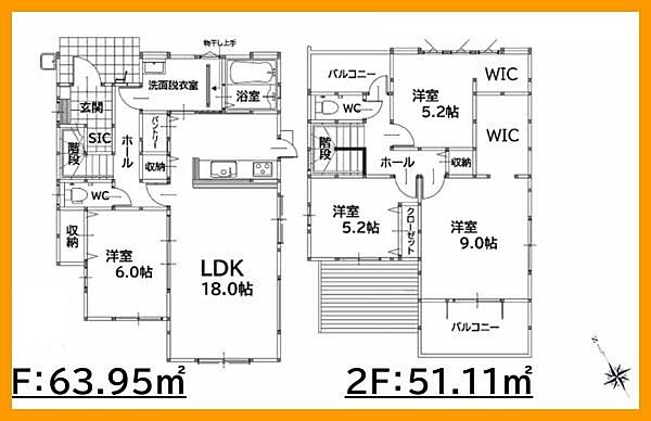 間取りを拡大表示
