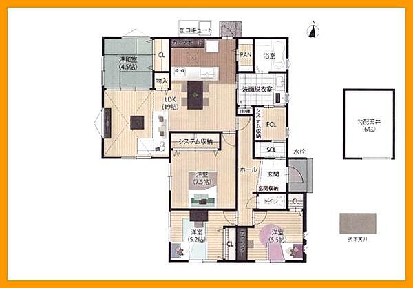 間取りを拡大表示