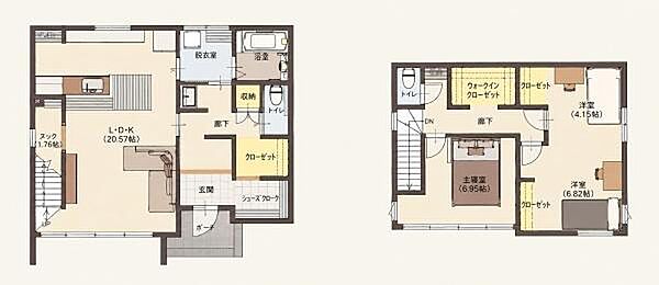 間取りを拡大表示