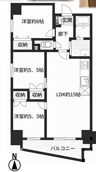 間取りを拡大表示