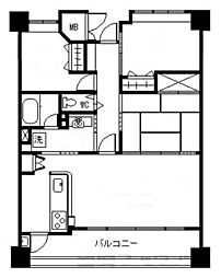 D'クラディア宮崎コートブルク 3LDKの間取図画像