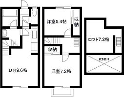 Y.Mエレガンス 2LDKの間取図画像