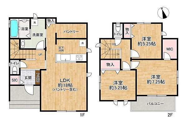 間取りを拡大表示