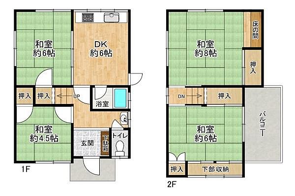 間取りを拡大表示