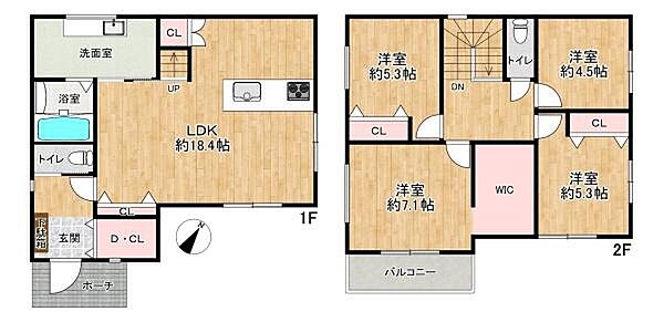 間取りを拡大表示