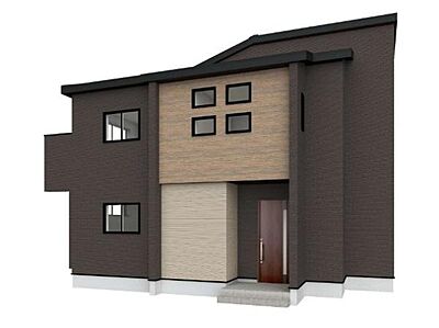 外観:完成予想図(1号棟) 外観:完成予想図(1号棟)