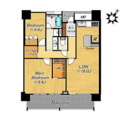 間取図画像 2SLDK