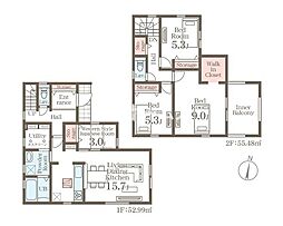 2号棟　新発田市豊町4丁目　第6　リーブルガーデン
