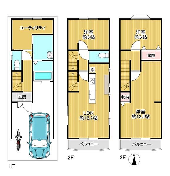 間取りを拡大表示