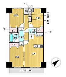 間取図画像 2SLDK