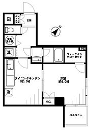 ライオンズマンション曳舟 1DKの間取図画像