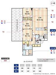 ザ・サンメゾン目白近衛町エルド 3LDKの間取図画像