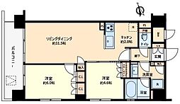 LEGEND高田馬場 2LDKの間取図画像
