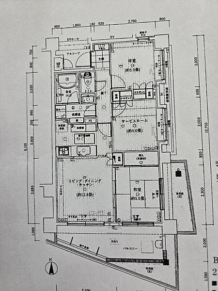 間取りを拡大表示