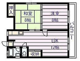 東部マンション  ｜ 大阪府柏原市上市１丁目1-8（賃貸マンション2LDK・2階・60.00㎡） その2