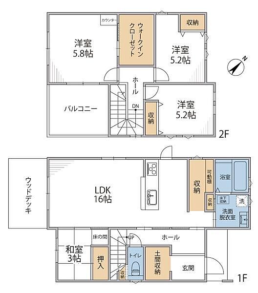 間取りを拡大表示