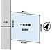 区画図：敷地面積が約50坪ありゆとりある土地形状となっています。前面道路は約4mと車の出入りも可能です。南北に約11m東西に約13mとバランスの取れた区画です。様々なプランに対応しやすい土地です。