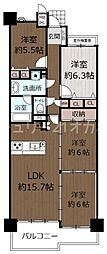 オークヒルズ香里四番館 4LDKの間取図画像