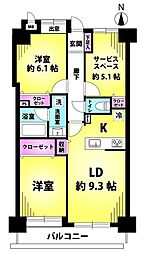 間取図画像 3LDK