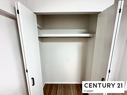 広めのクローゼットでたくさん収納できます！