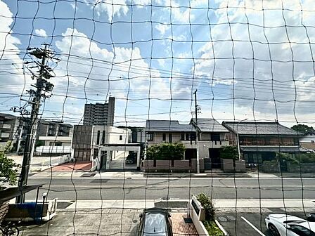 バルコニーから見える景色です！