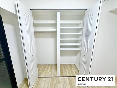 広めのクローゼットでたくさん収納できます!
