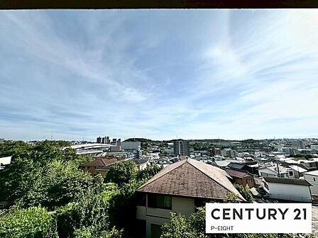 バルコニーから見える景色です!