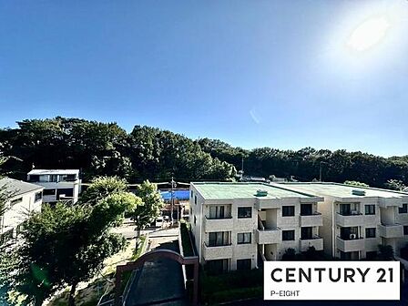 バルコニーから見える景色です！